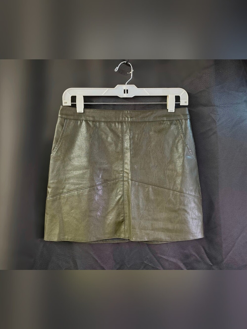 NWT Francesca's Vegan Leather "Vista" Skirt
